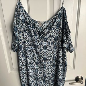 Blue and white summer dress 🩵🤍💙